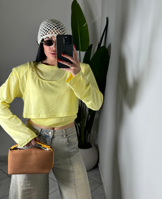 T-shirt azara✨giallo