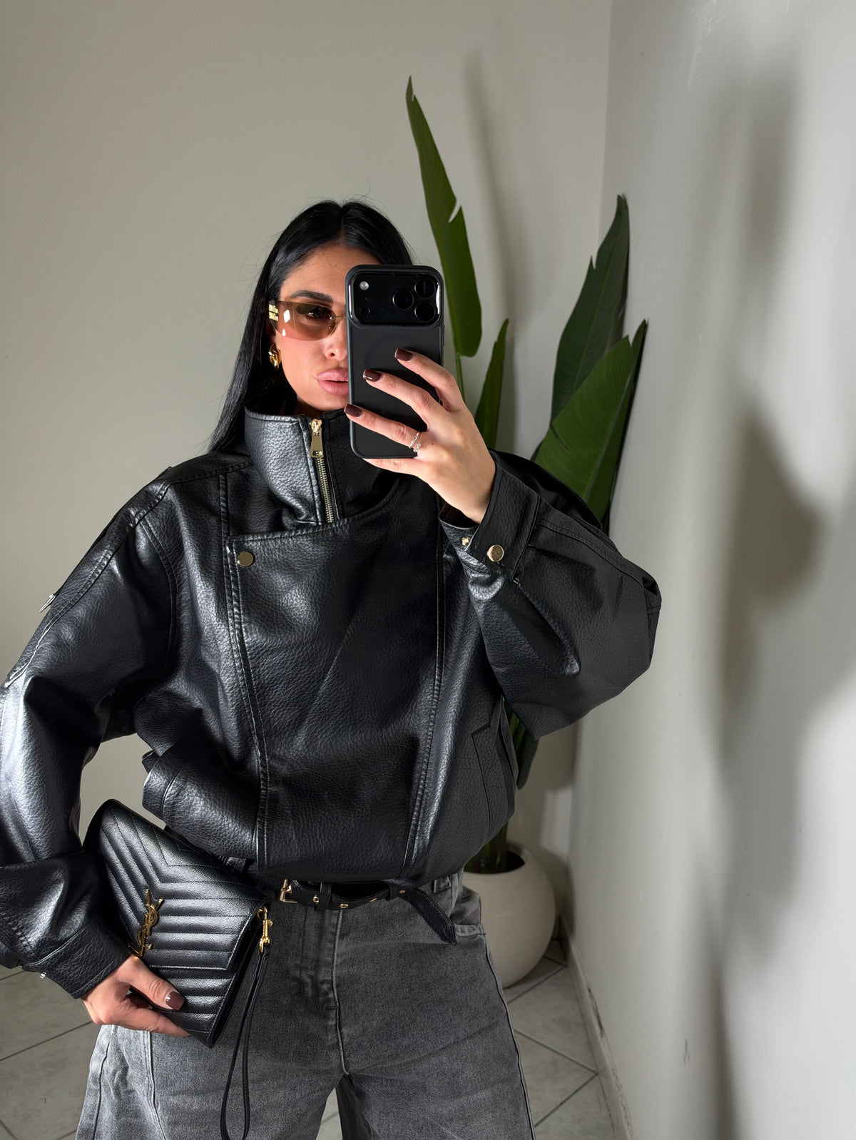 Chiodo mood Zara ✨nero