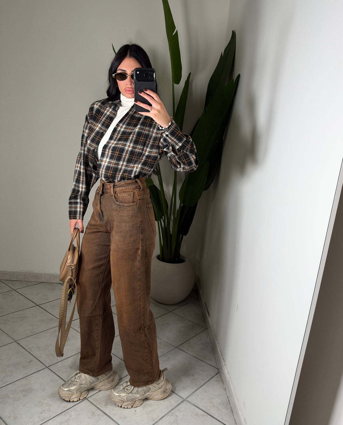Jeans adrix marrone✨
