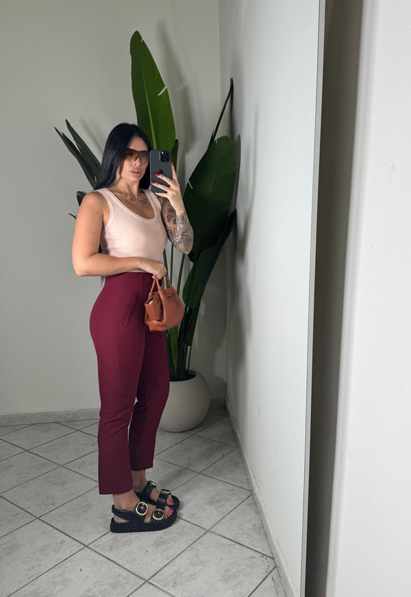 Pantalone mood Zara✨Bordó