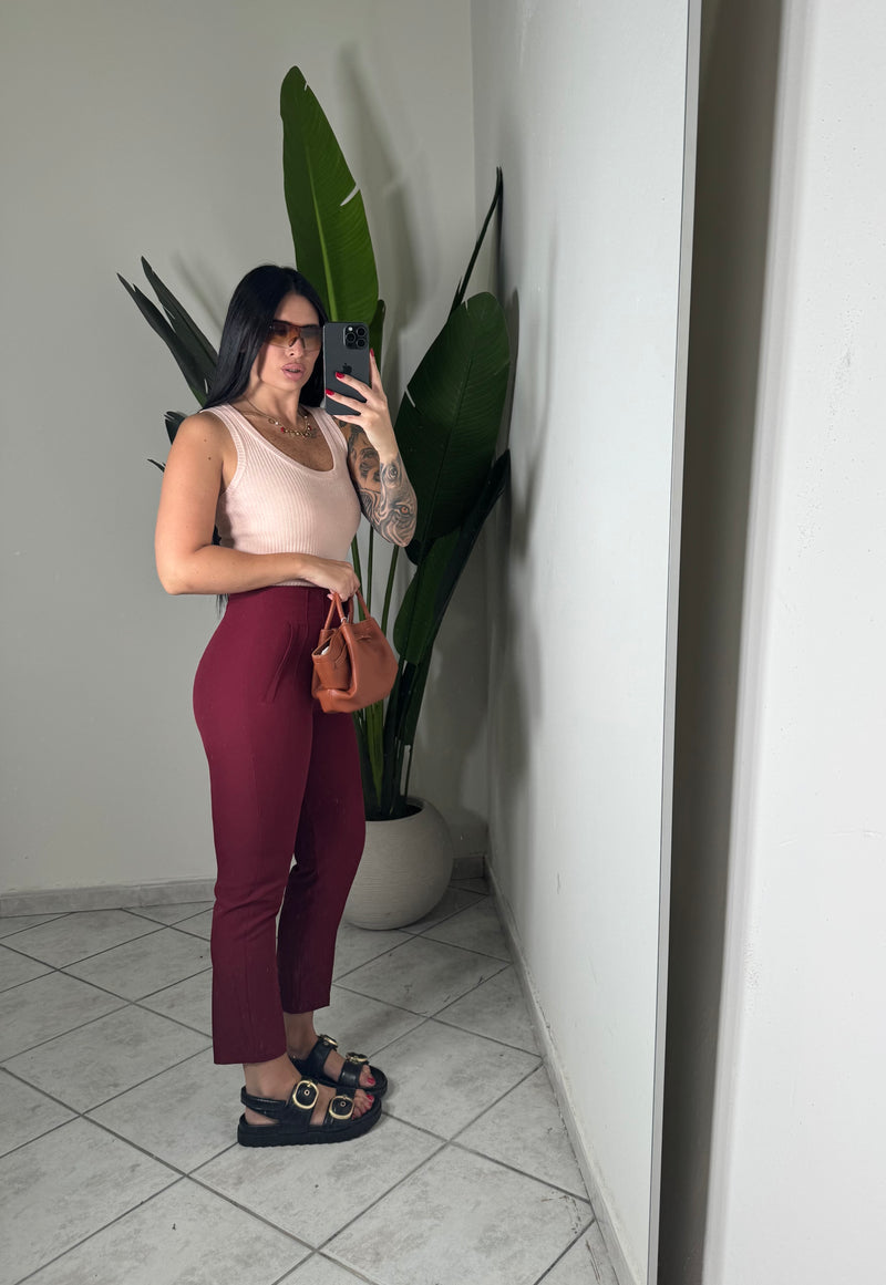 Pantalone mood Zara✨Bordó