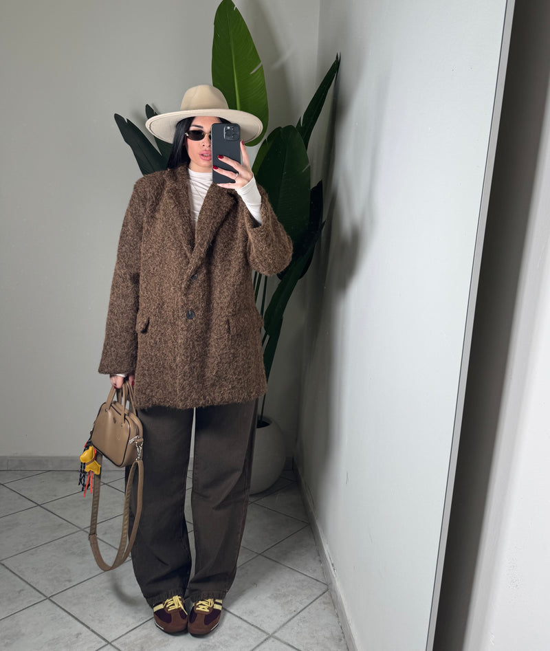 Maxi Blazer over marrone✨