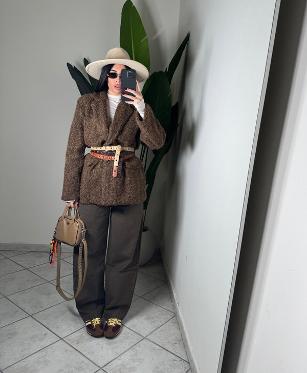 Maxi Blazer over marrone✨