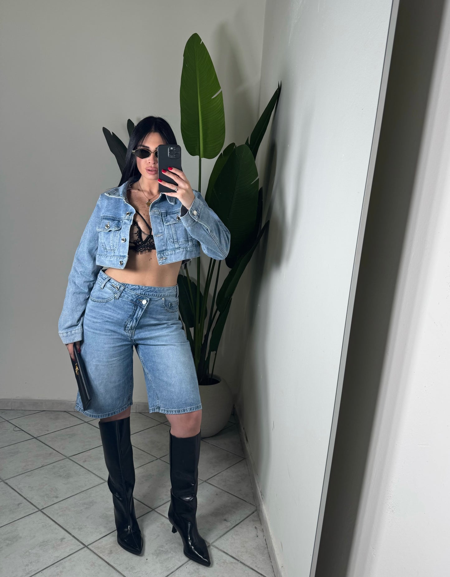 Coordinato DENIM con bermuda ✨