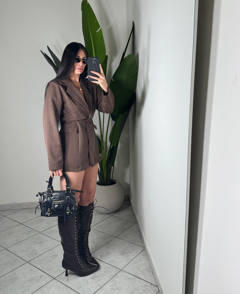 Blazer dress✨marrone