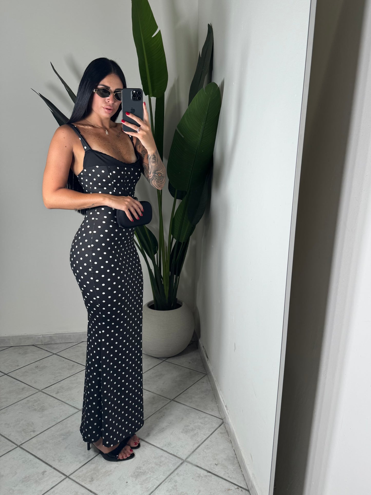 Long dress pois✨