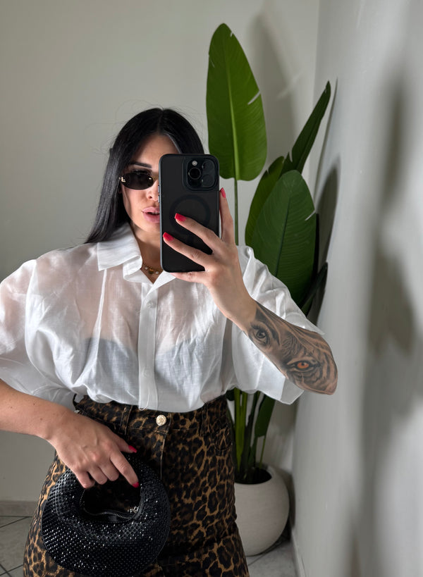 Camicia raso mezza manica✨