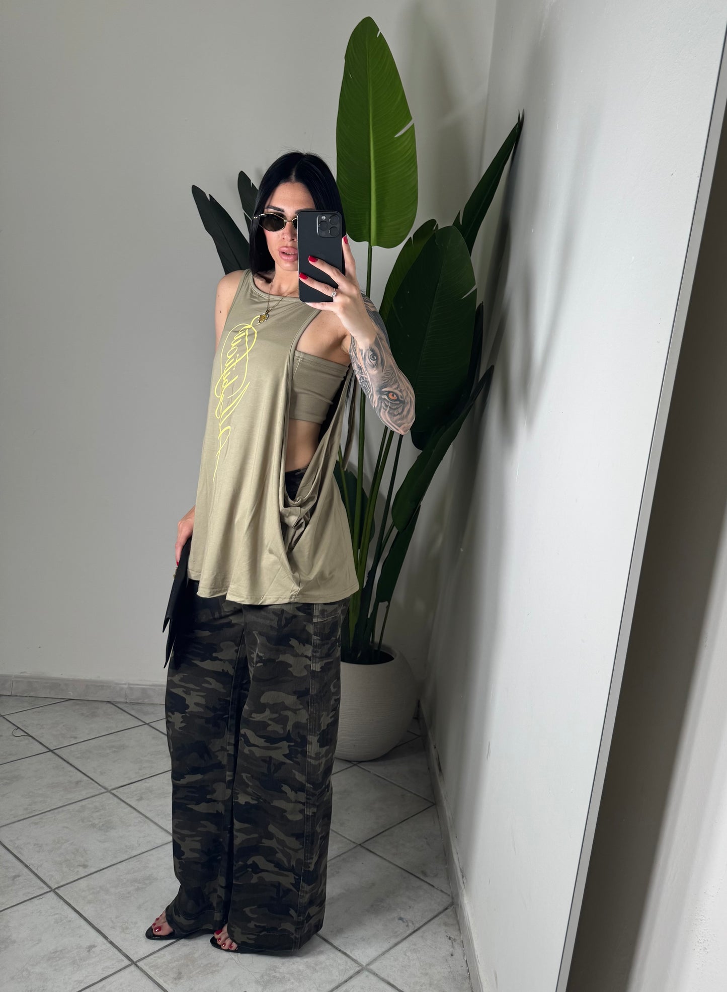 Maxi canotta+ fascia✨