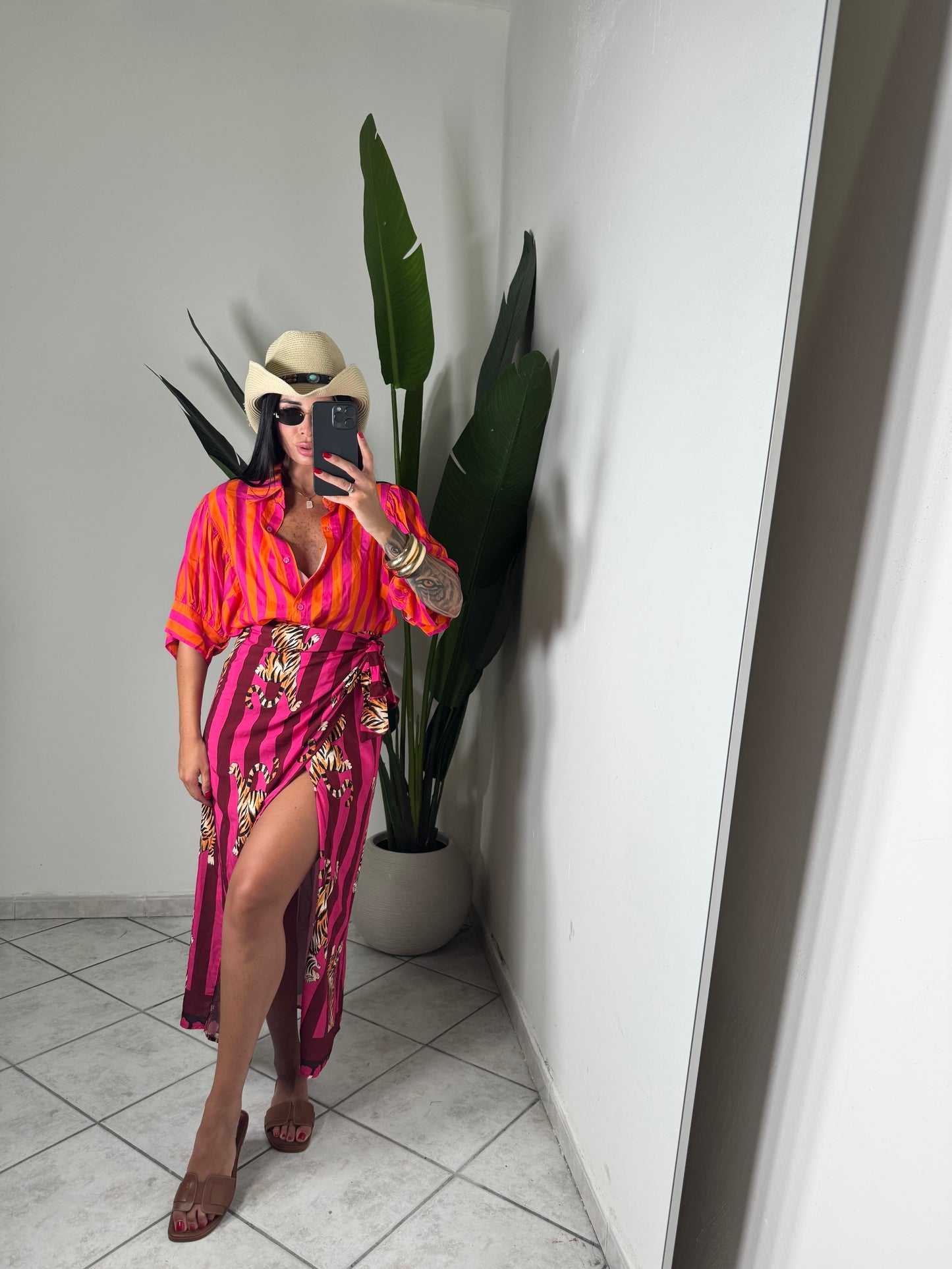 Gonna pareo fucsia✨