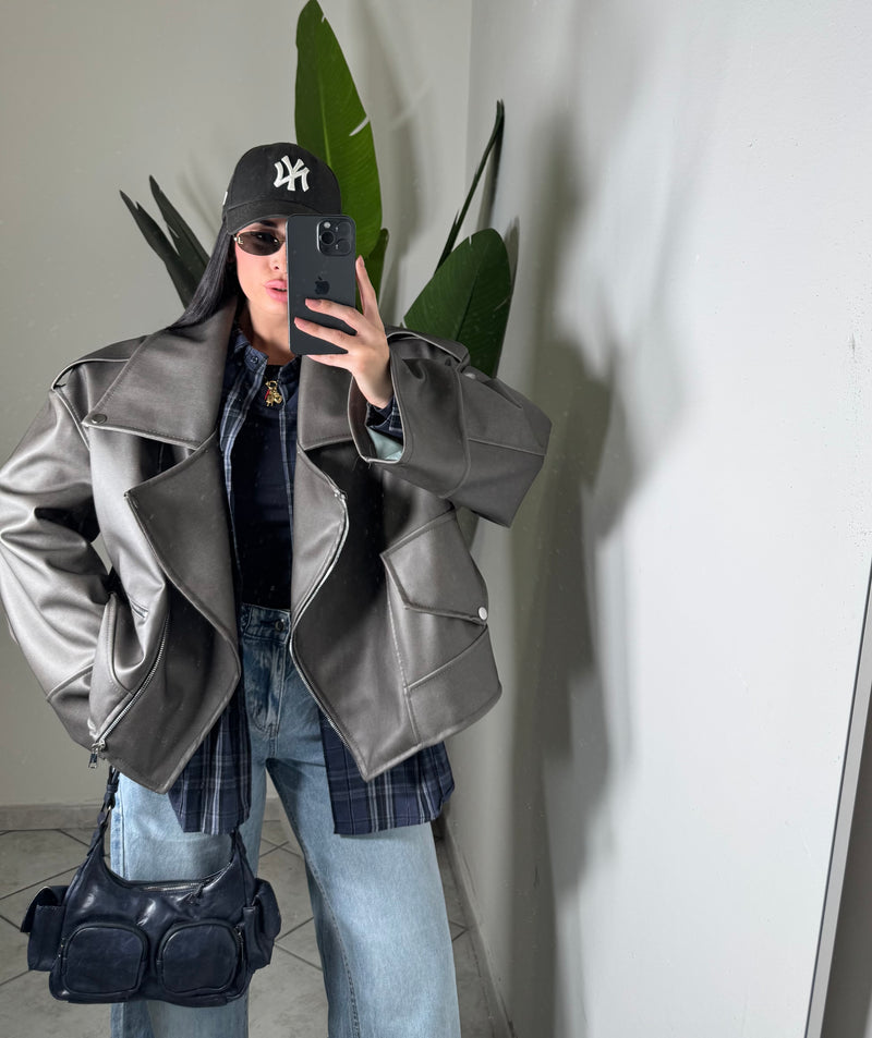 Chiodo over-size✨grigio
