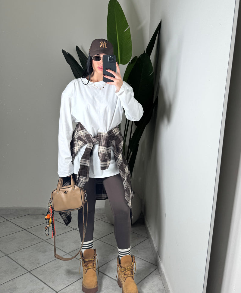 Leggins modellante marrone✨