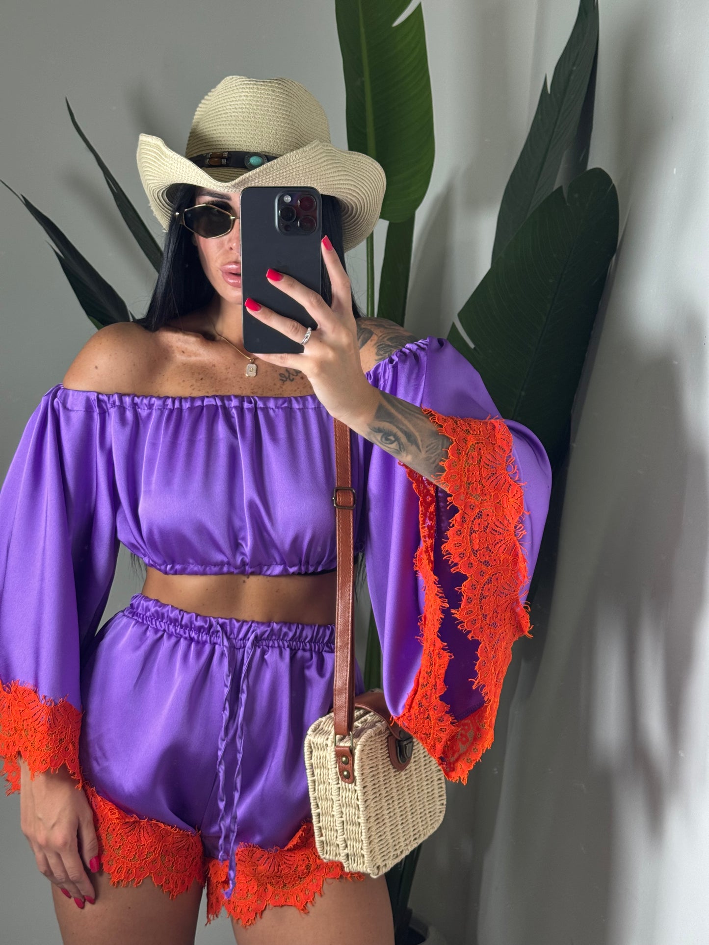 Coordinato raso✨