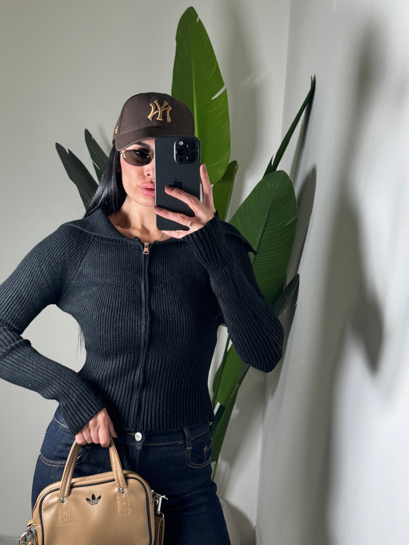 Pull ZIP SCOLLO A BARCA✨