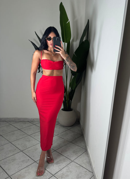 Coordinato Amelie ✨rosso