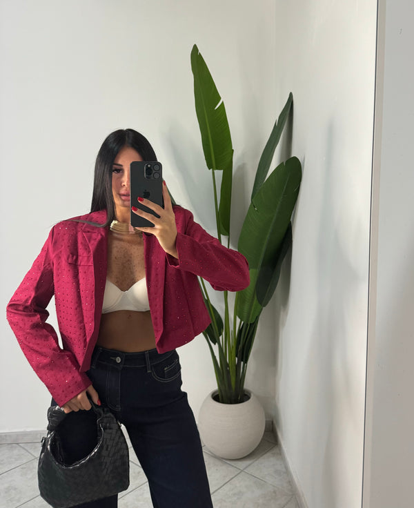 BLAZER CROP SHINE