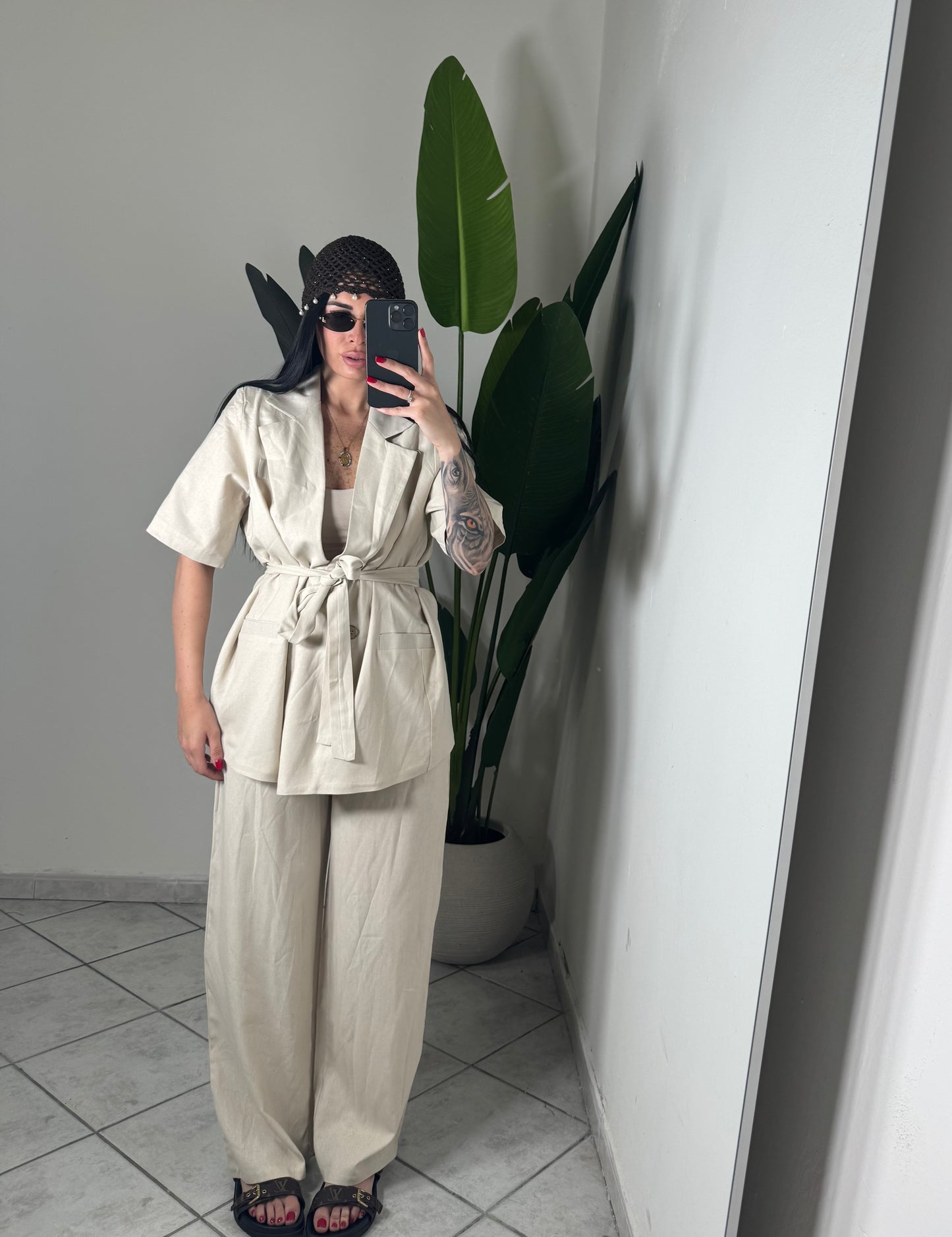Tailleur lino✨