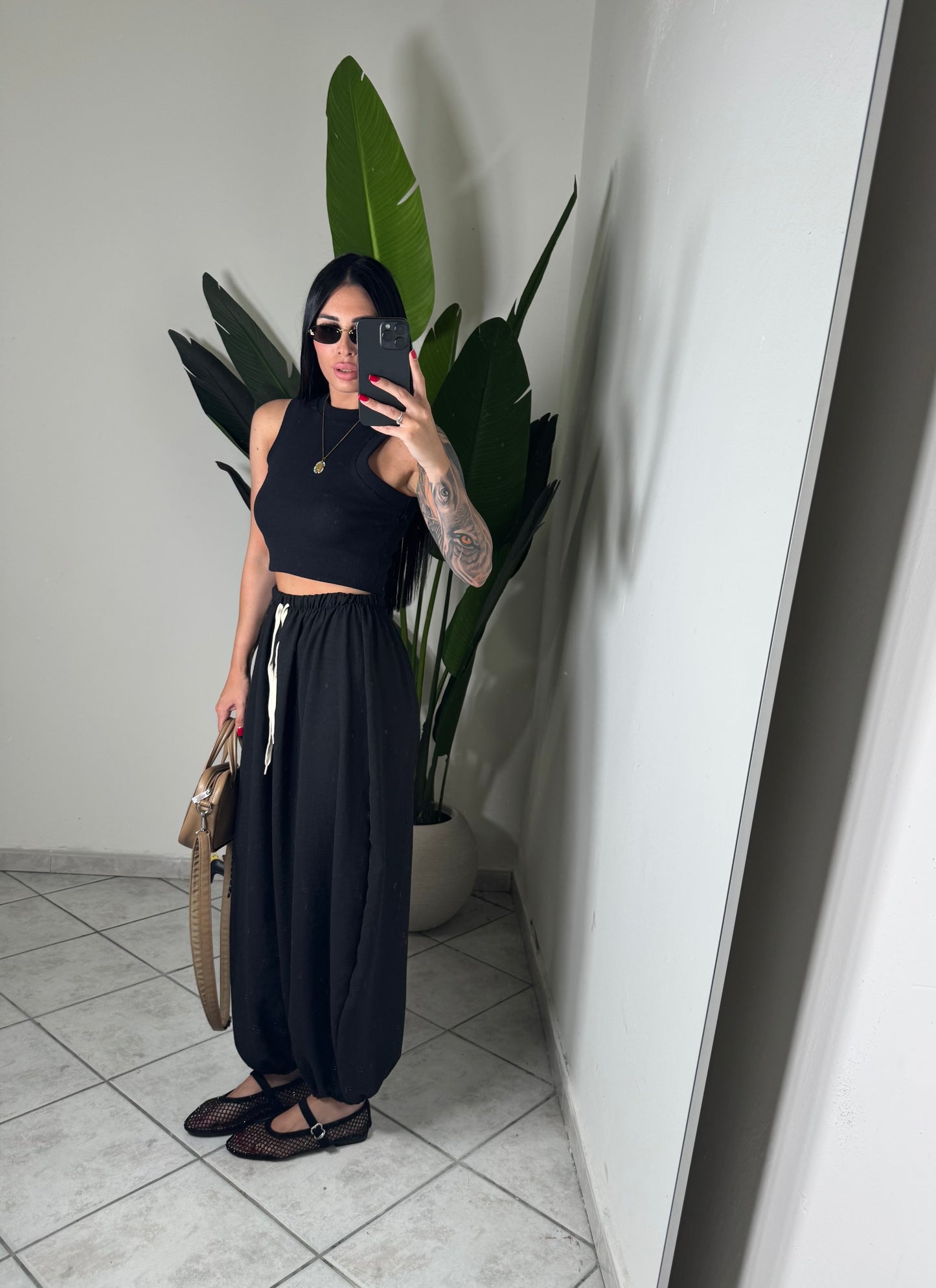 Pantalone lino ballon✨