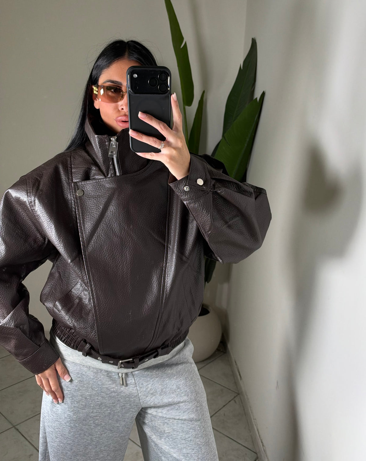 Chiodo mood Zara✨marrone