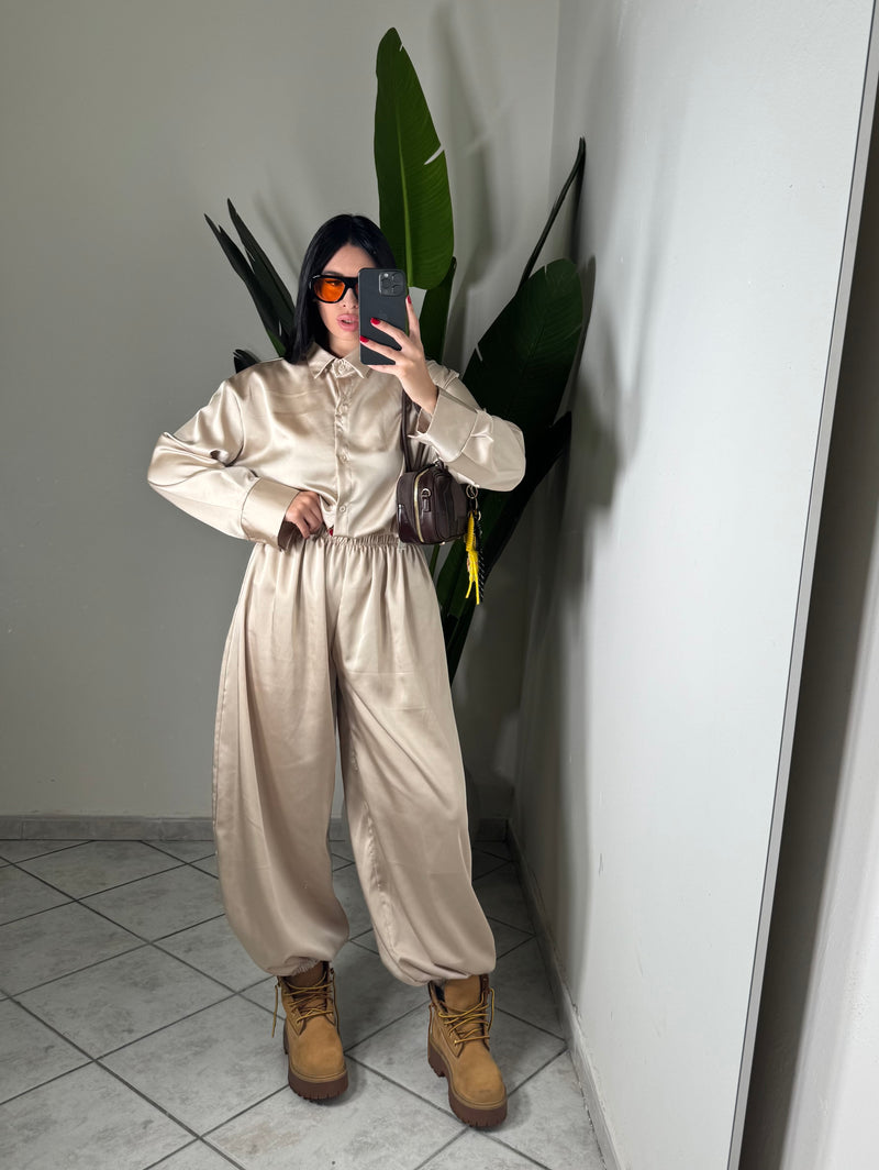 Coordinato in raso✨