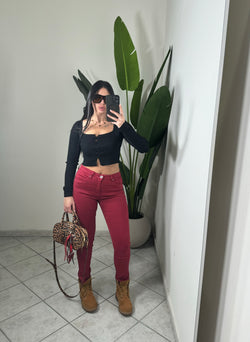 Skinny bordó