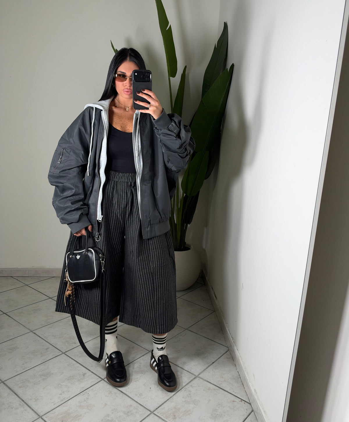 Maxi bermuda DARK GREY✨