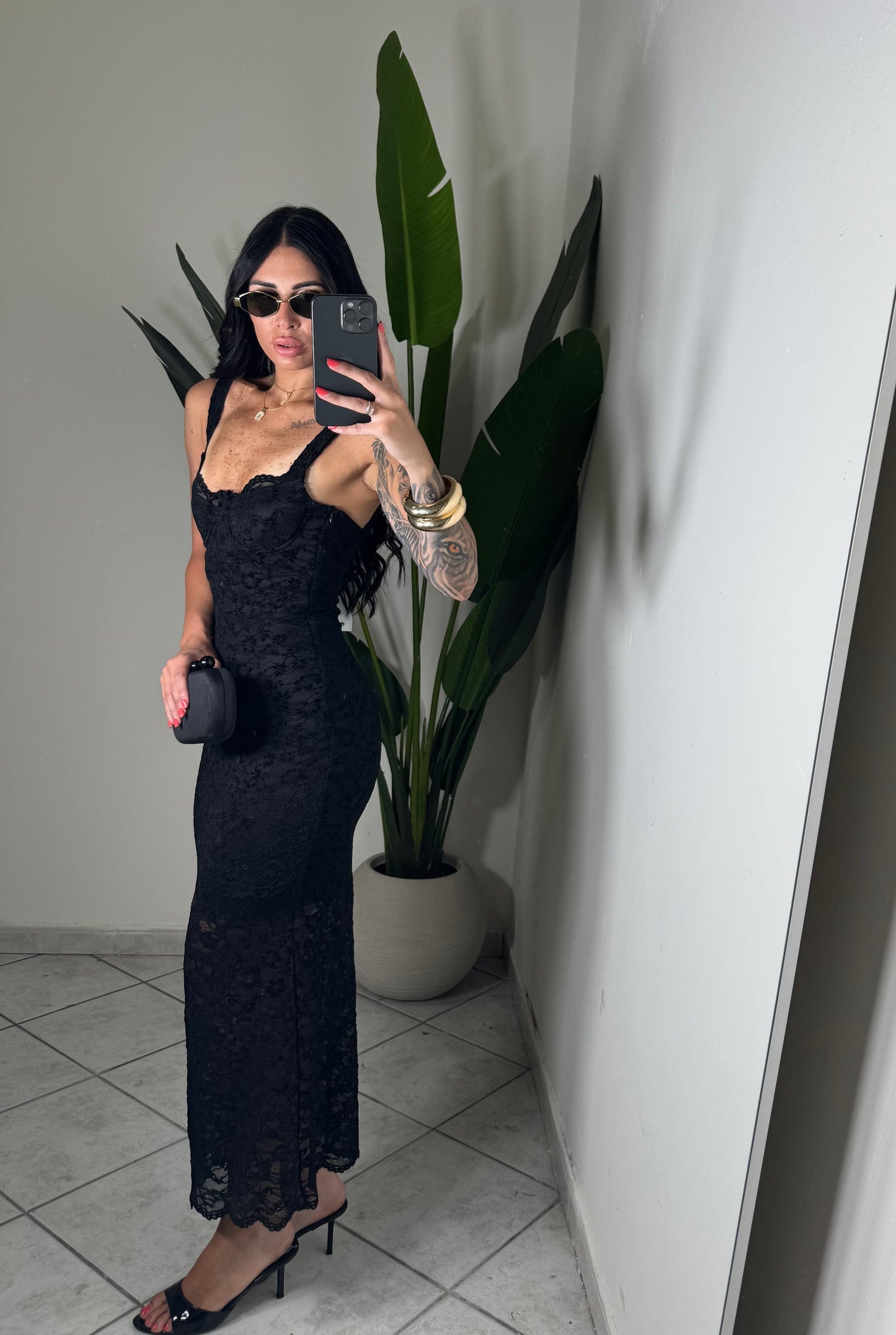 Long dress in pizzo✨