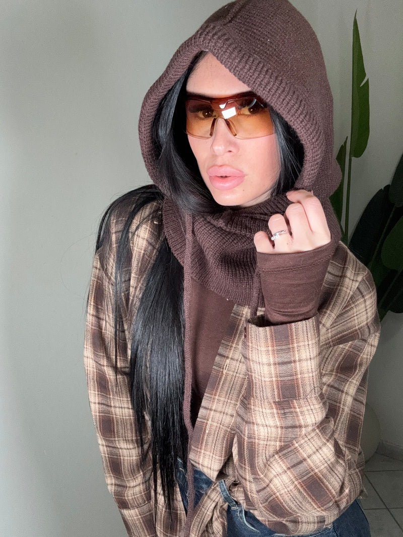 BALACLAVA MARRONE✨