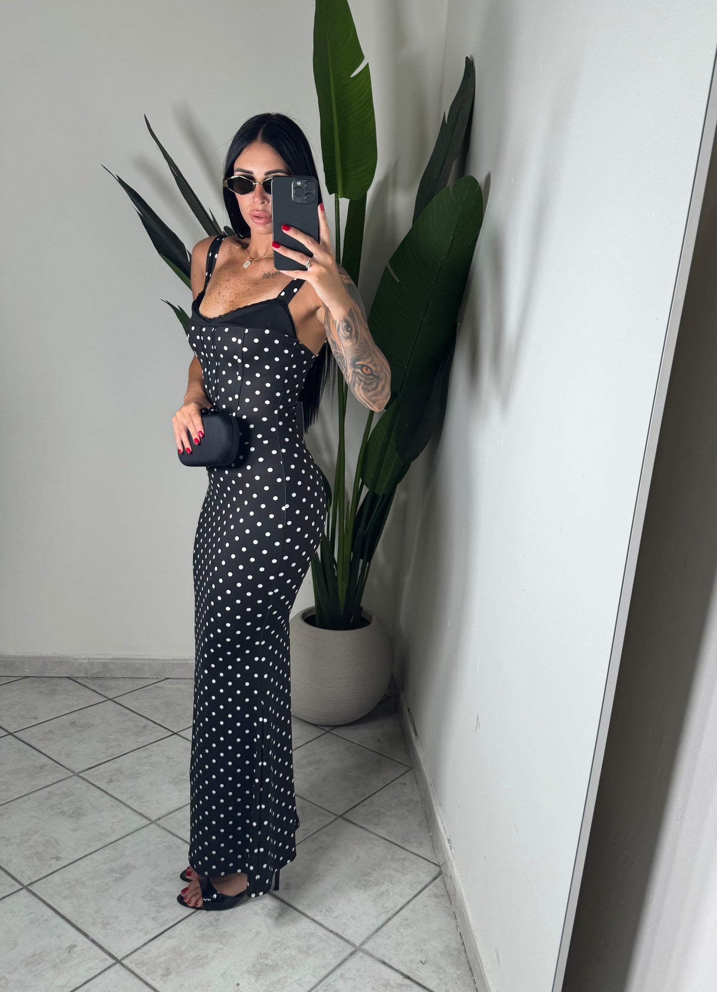 Long dress pois✨