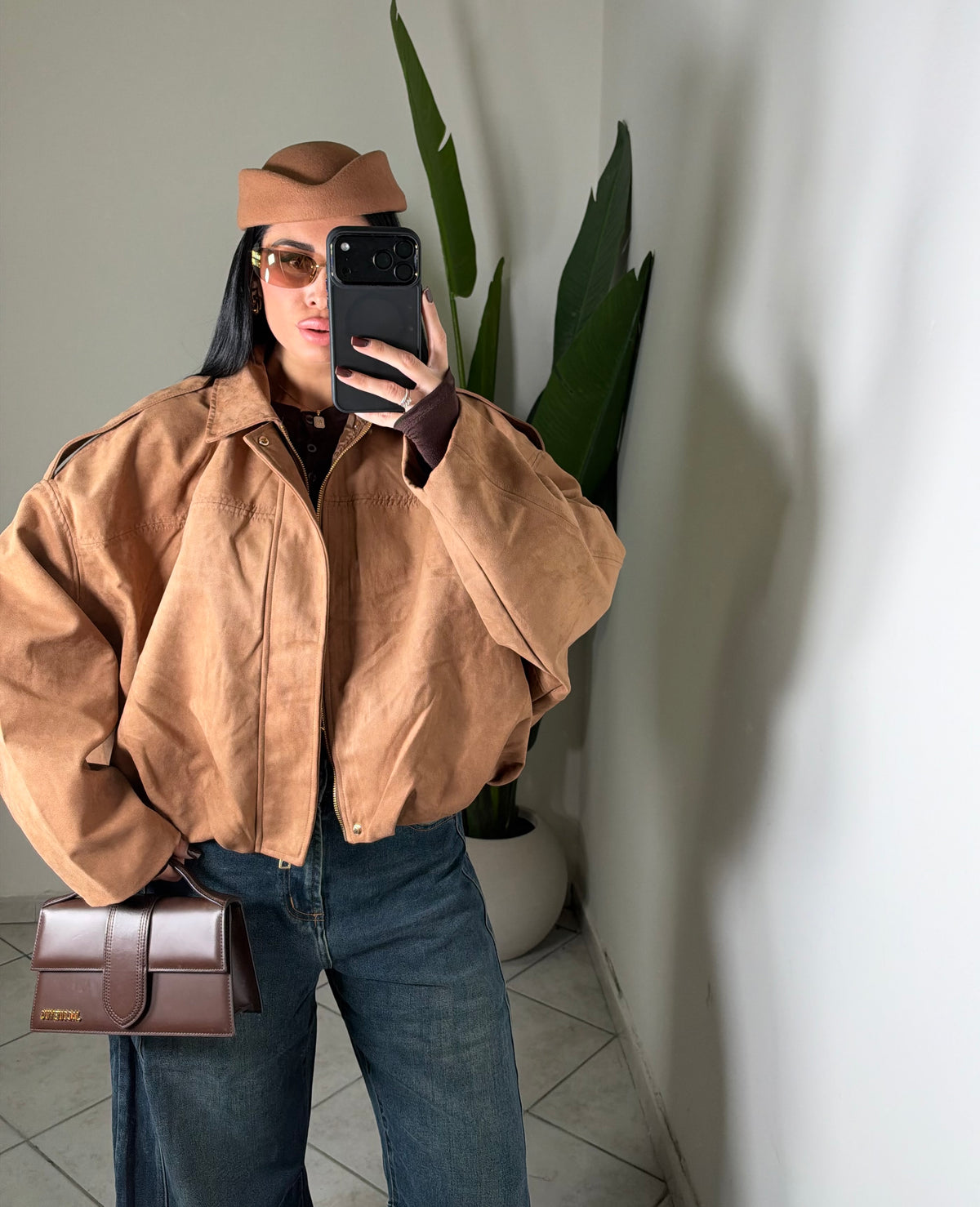Bomber in camoscio✨