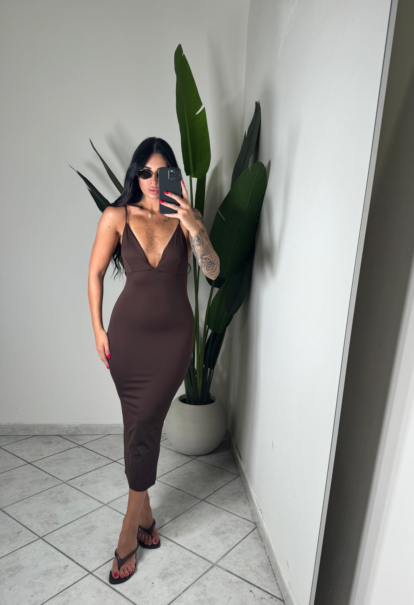 Dress RAIN✨marrone