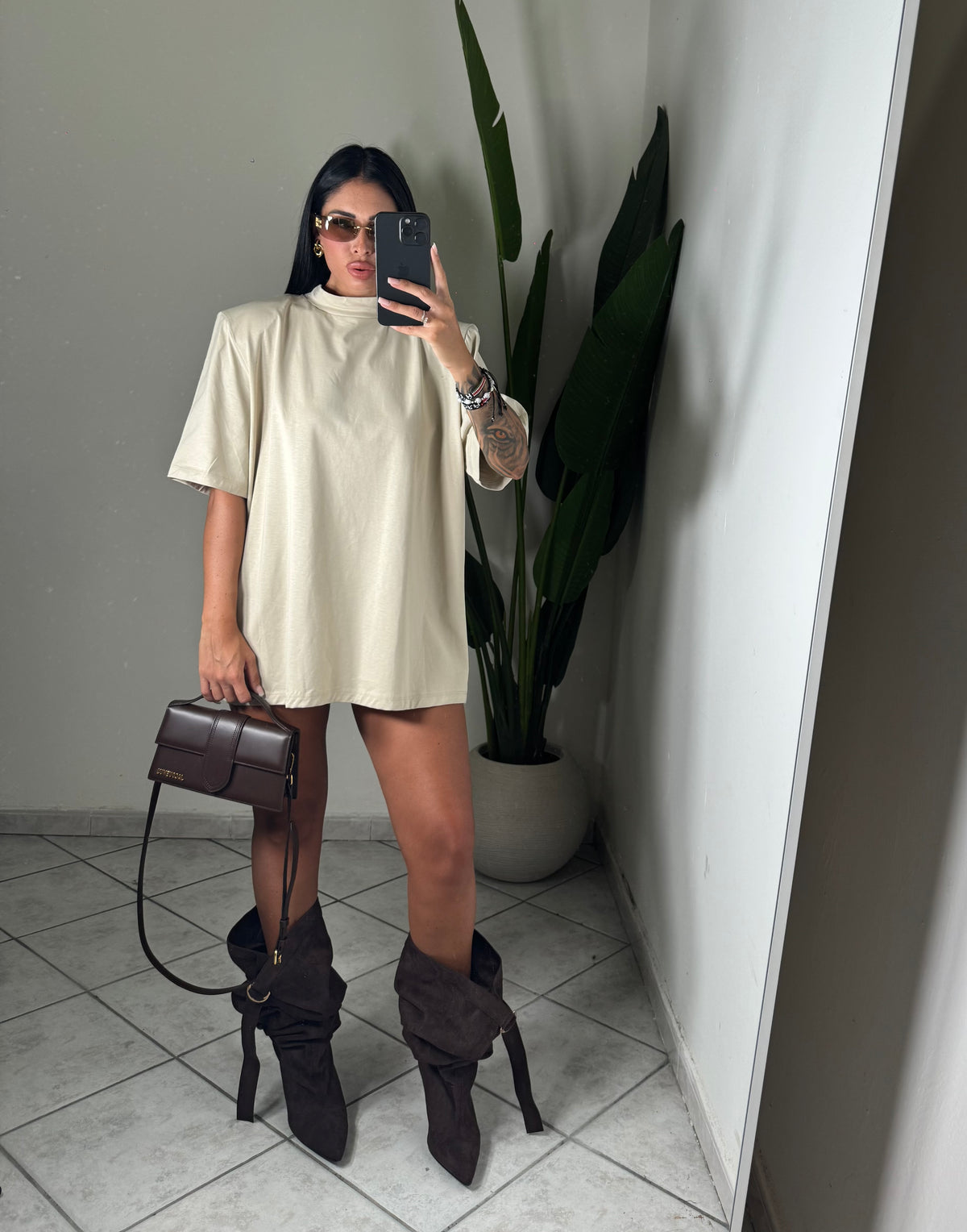 Maxi t-shirt just west mezza manica ✨