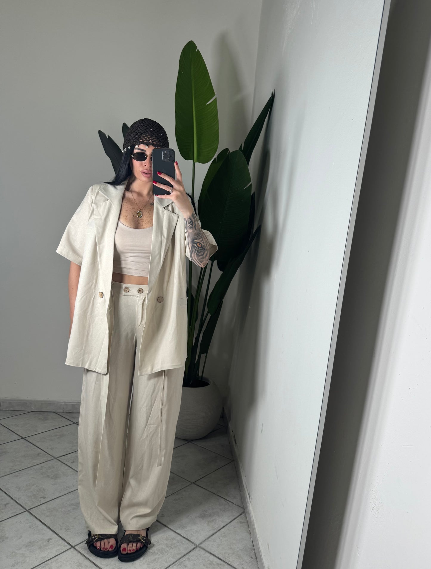 Tailleur lino✨