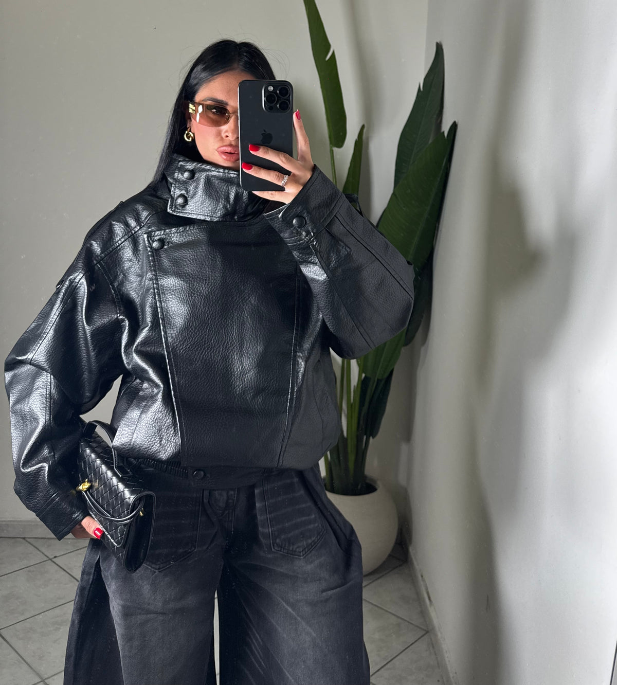 Chiodo over size✨nero