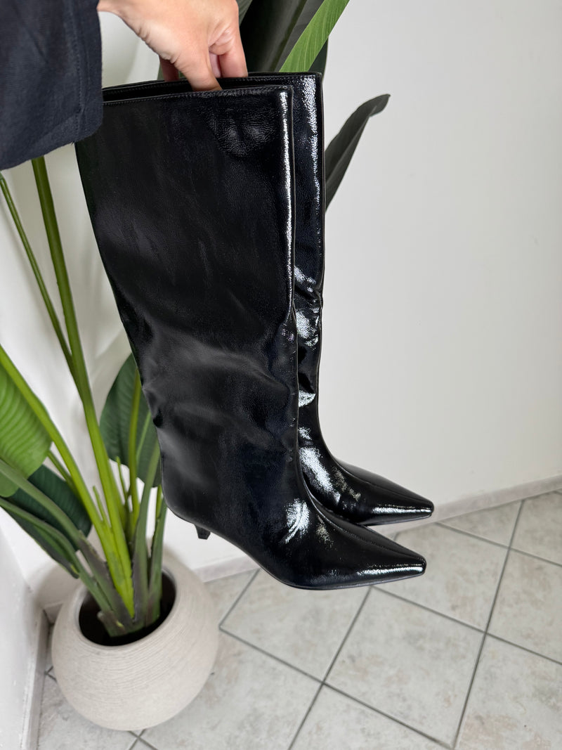 Stivale in vernice✨nero