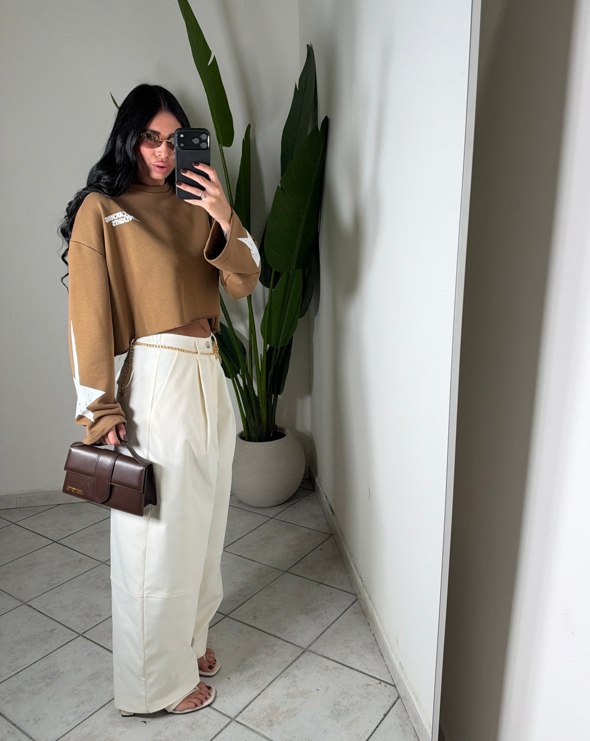 Pantalone JUST WEST✨panna