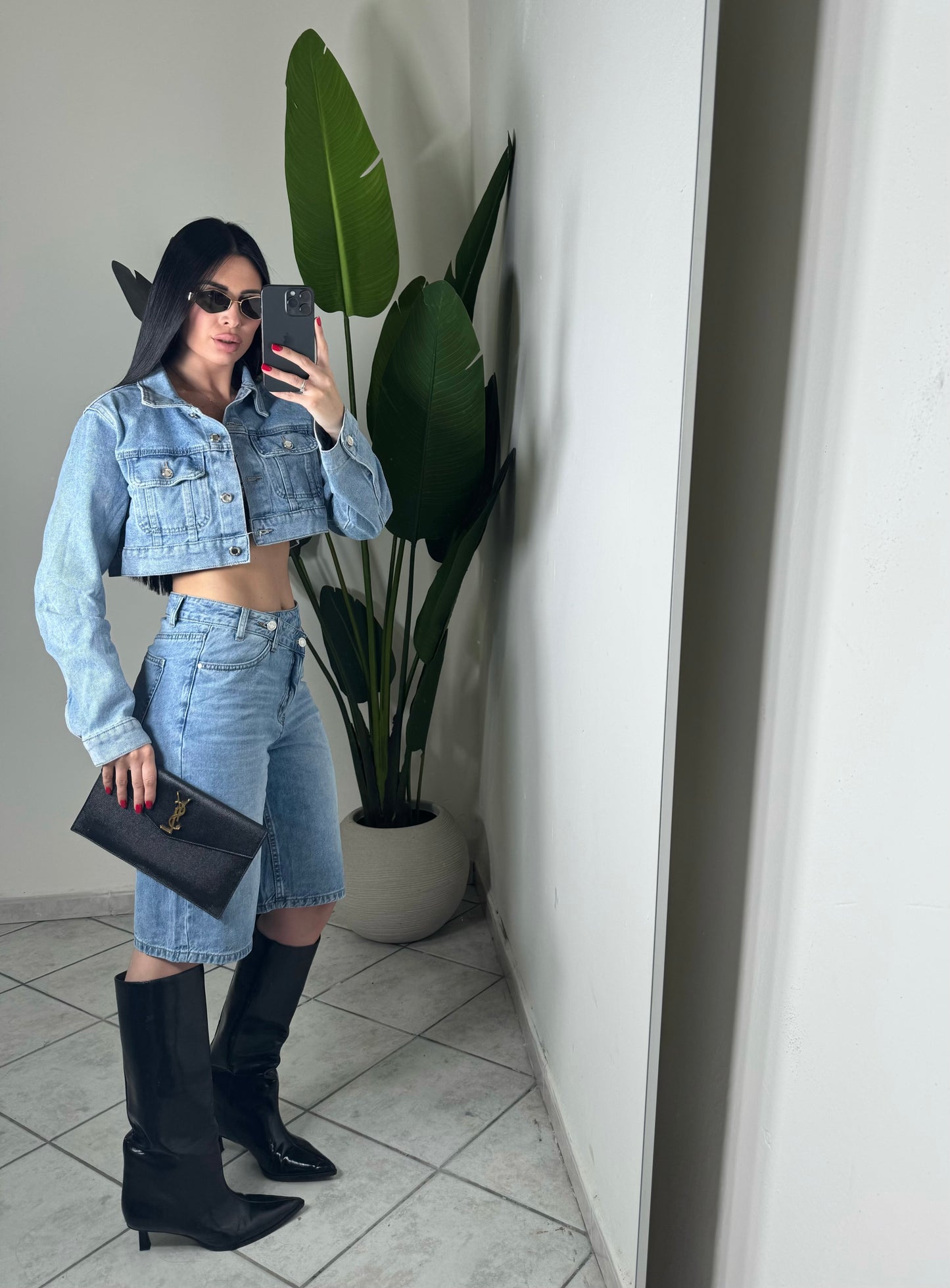 Coordinato DENIM con bermuda ✨