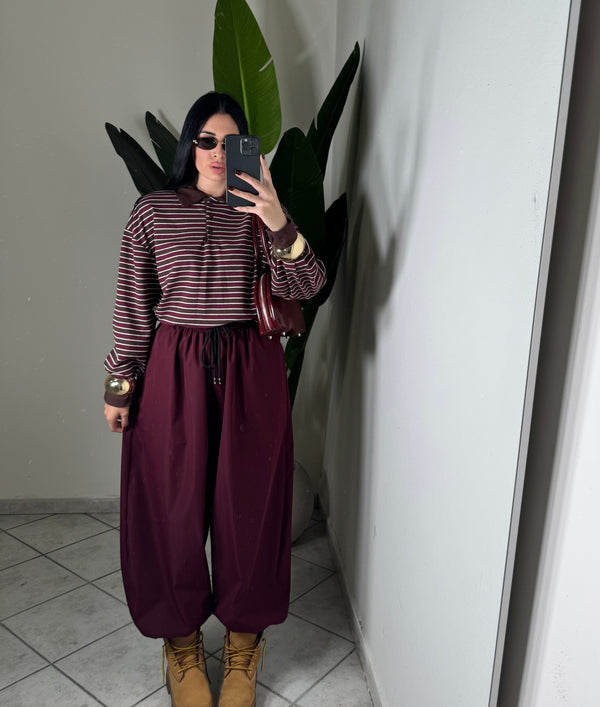 Pantalone ivy ✨Bordó