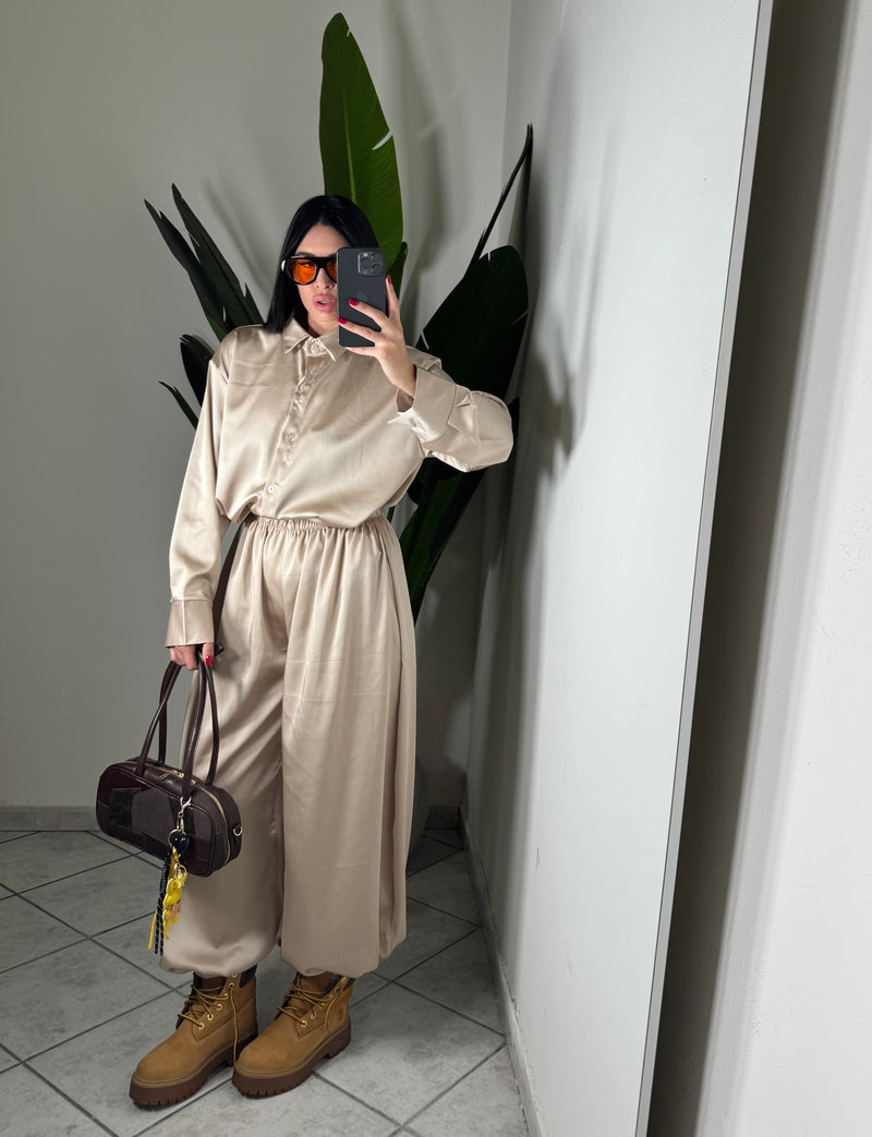 Coordinato in raso✨