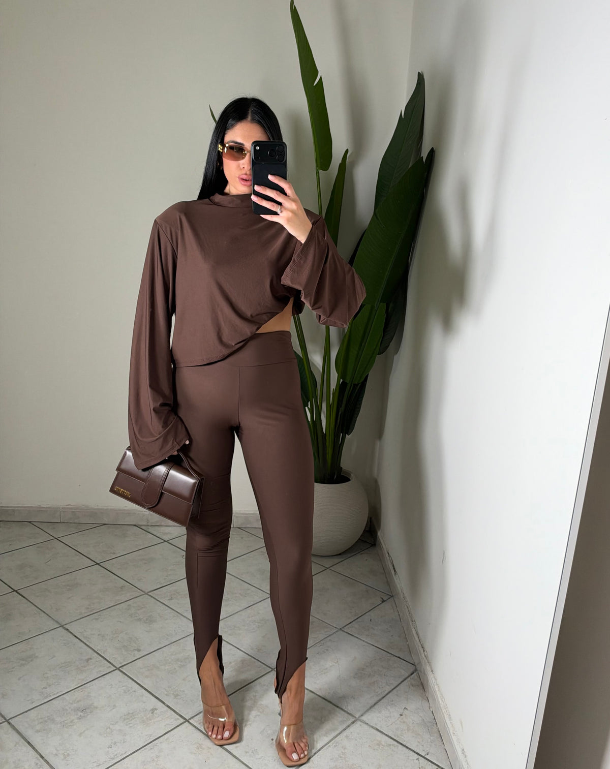 Leggins ghette✨marrone