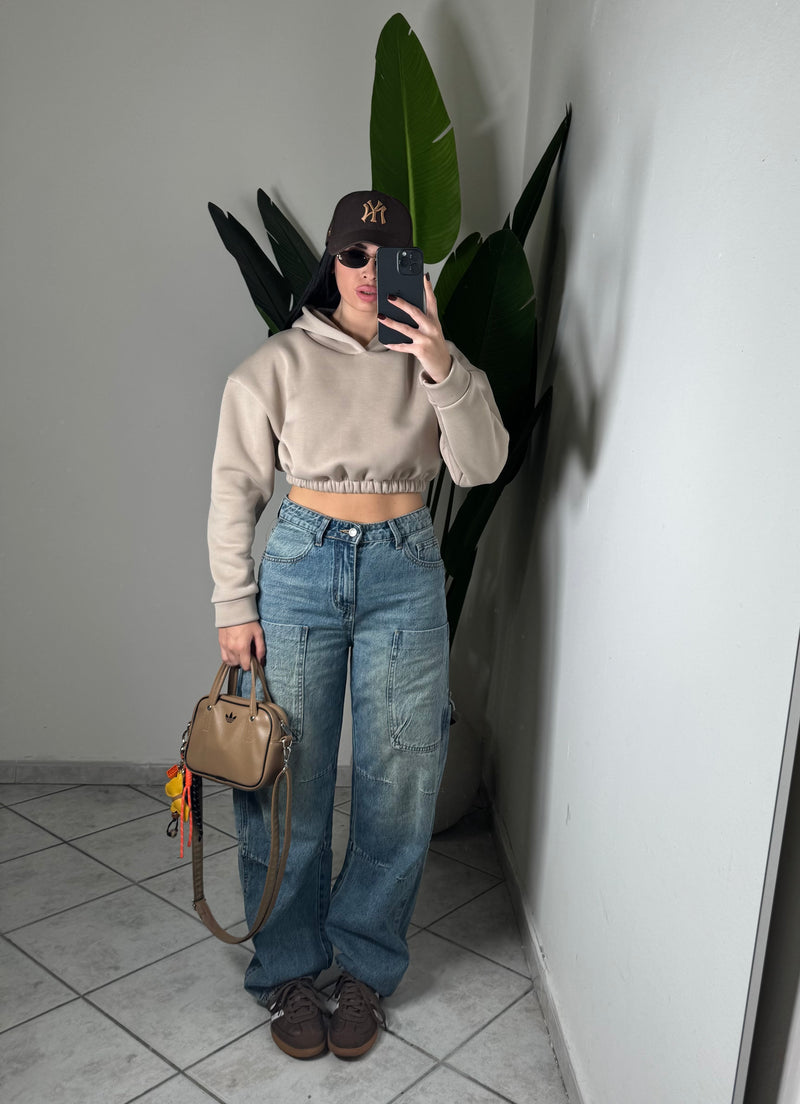Felpa crop ✨