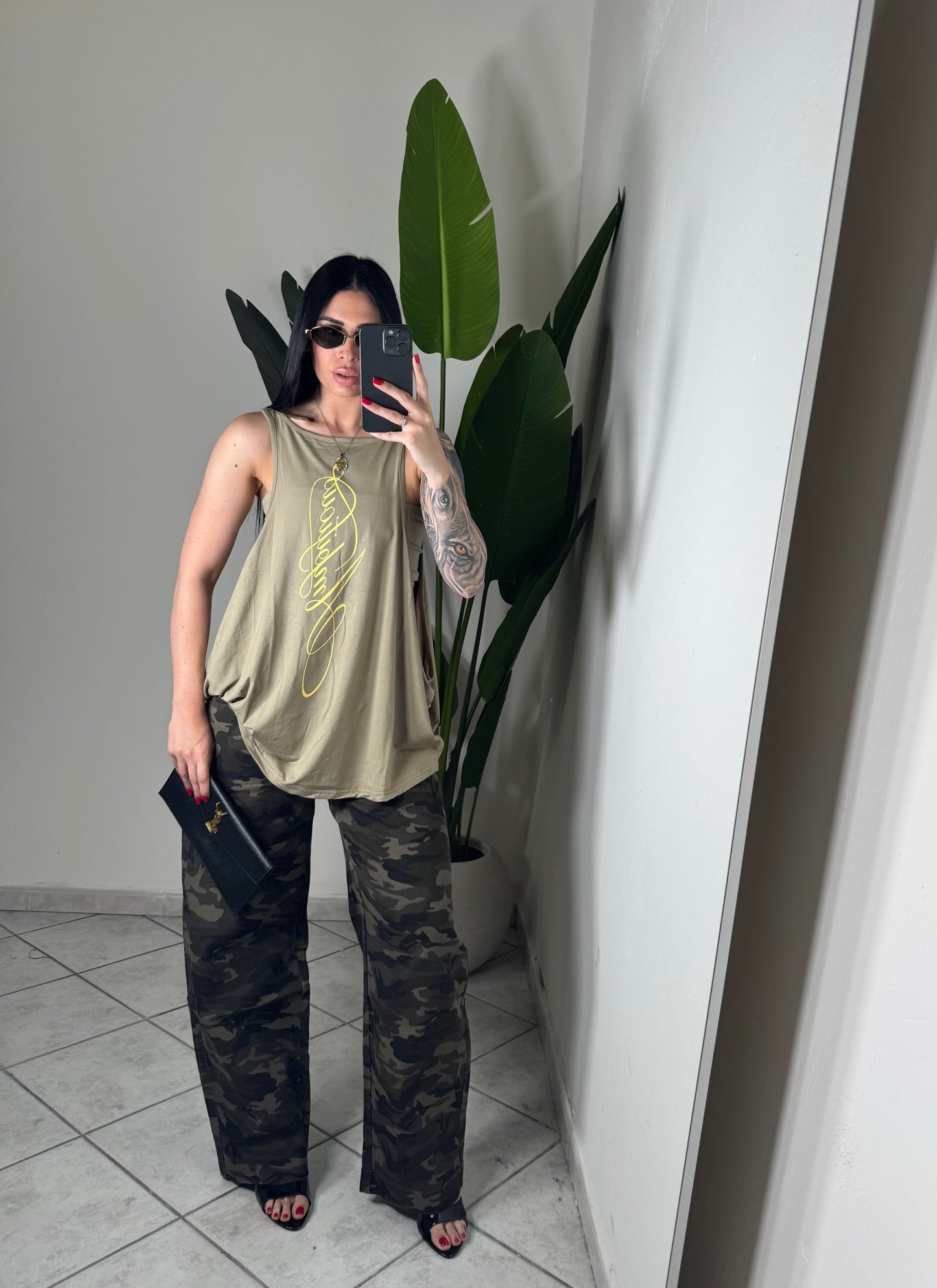 Maxi canotta+ fascia✨