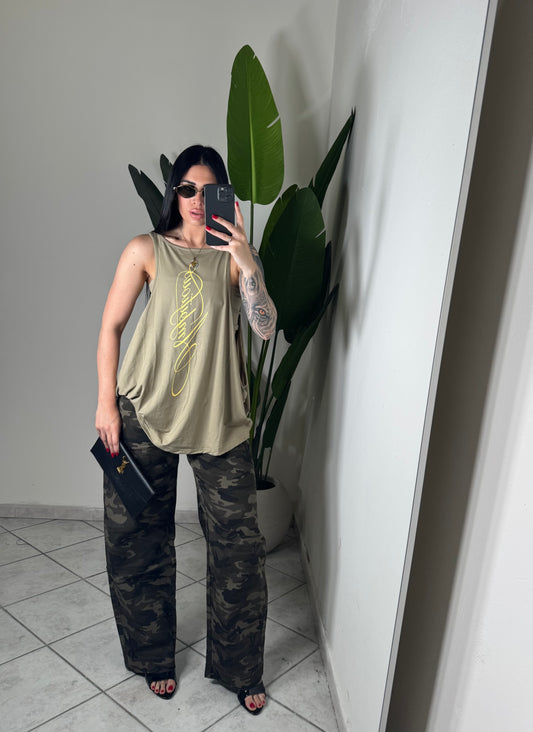 Maxi canotta+ fascia✨