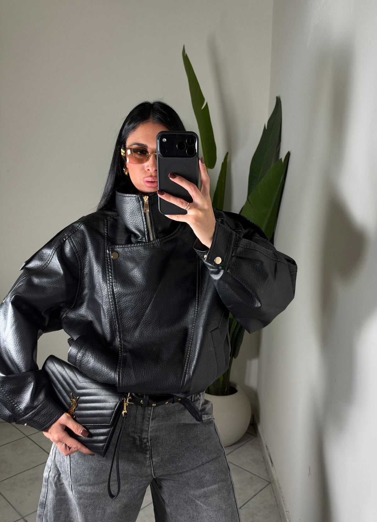 Chiodo mood Zara ✨nero