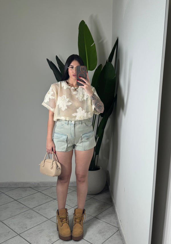 Shorts cargo sabbiato✨