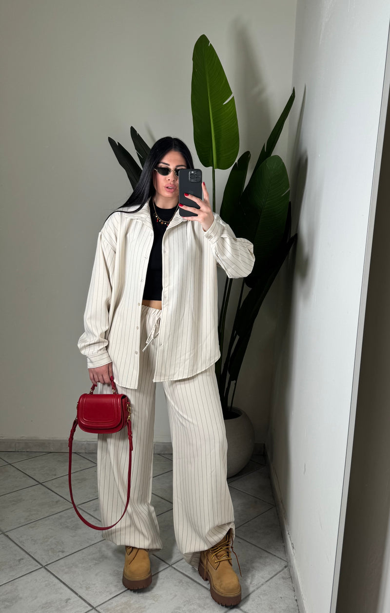 Coordinato gessato ✨