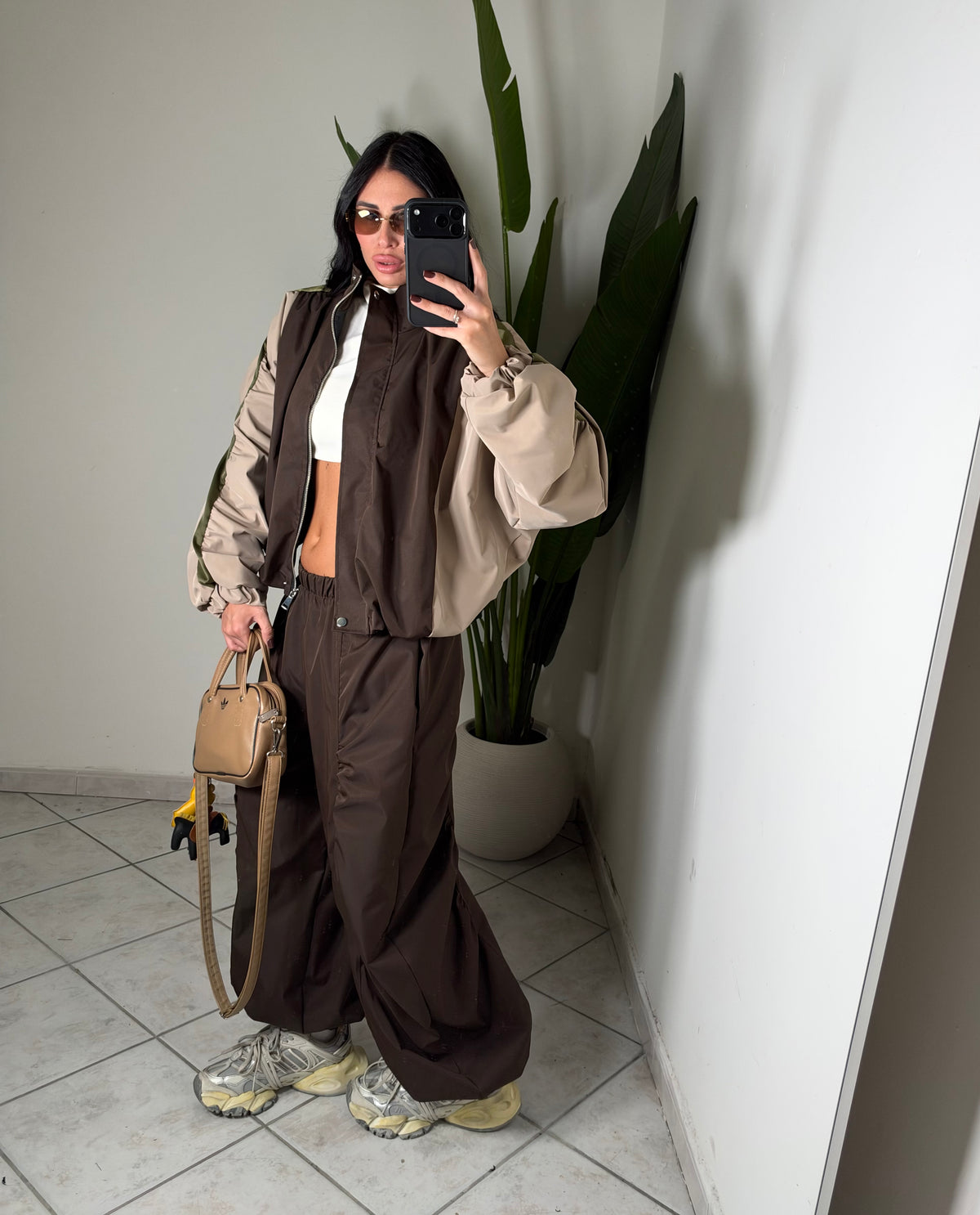 Bomber CLEA✨marrone verde