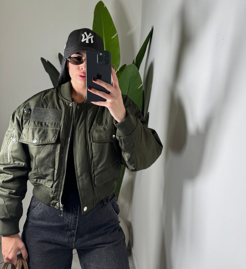 Bomber alpha✨verde