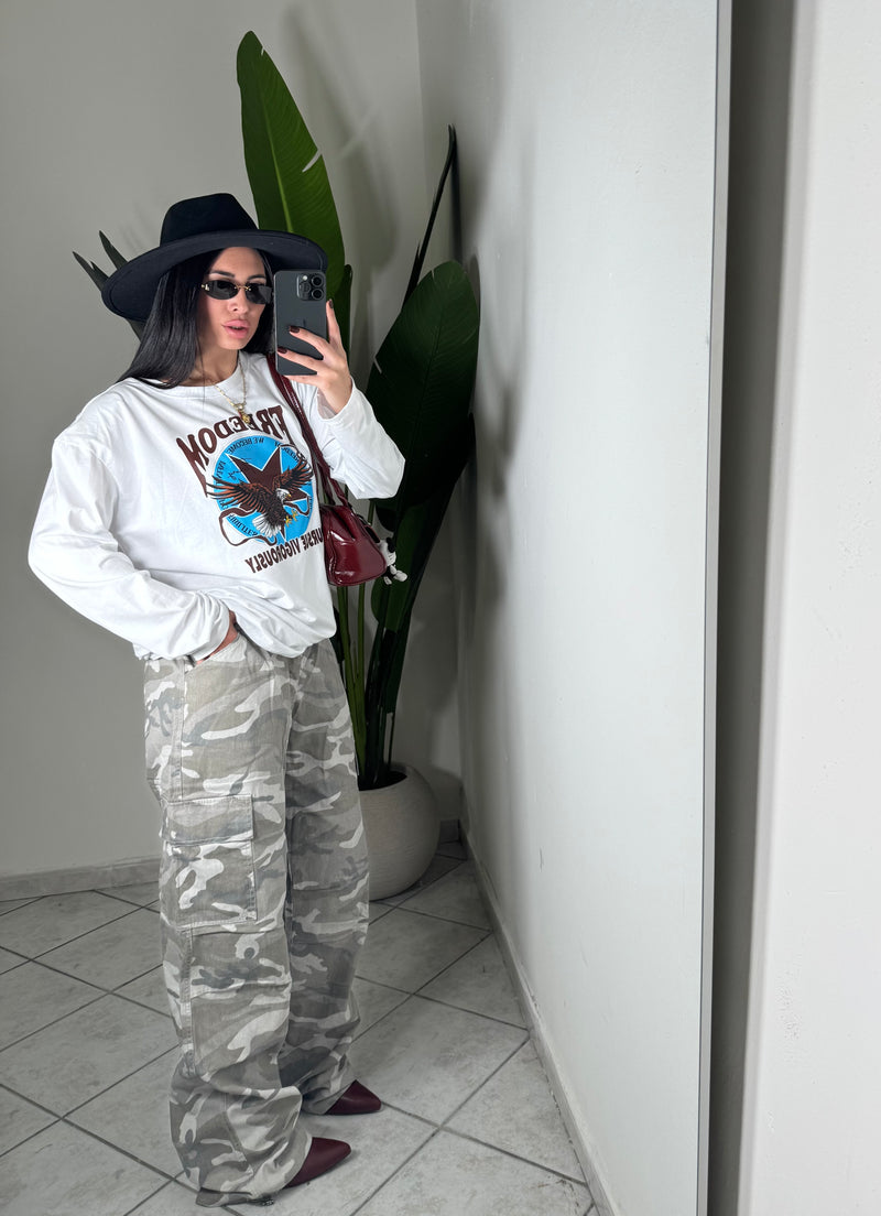 Cargo militare✨grigio