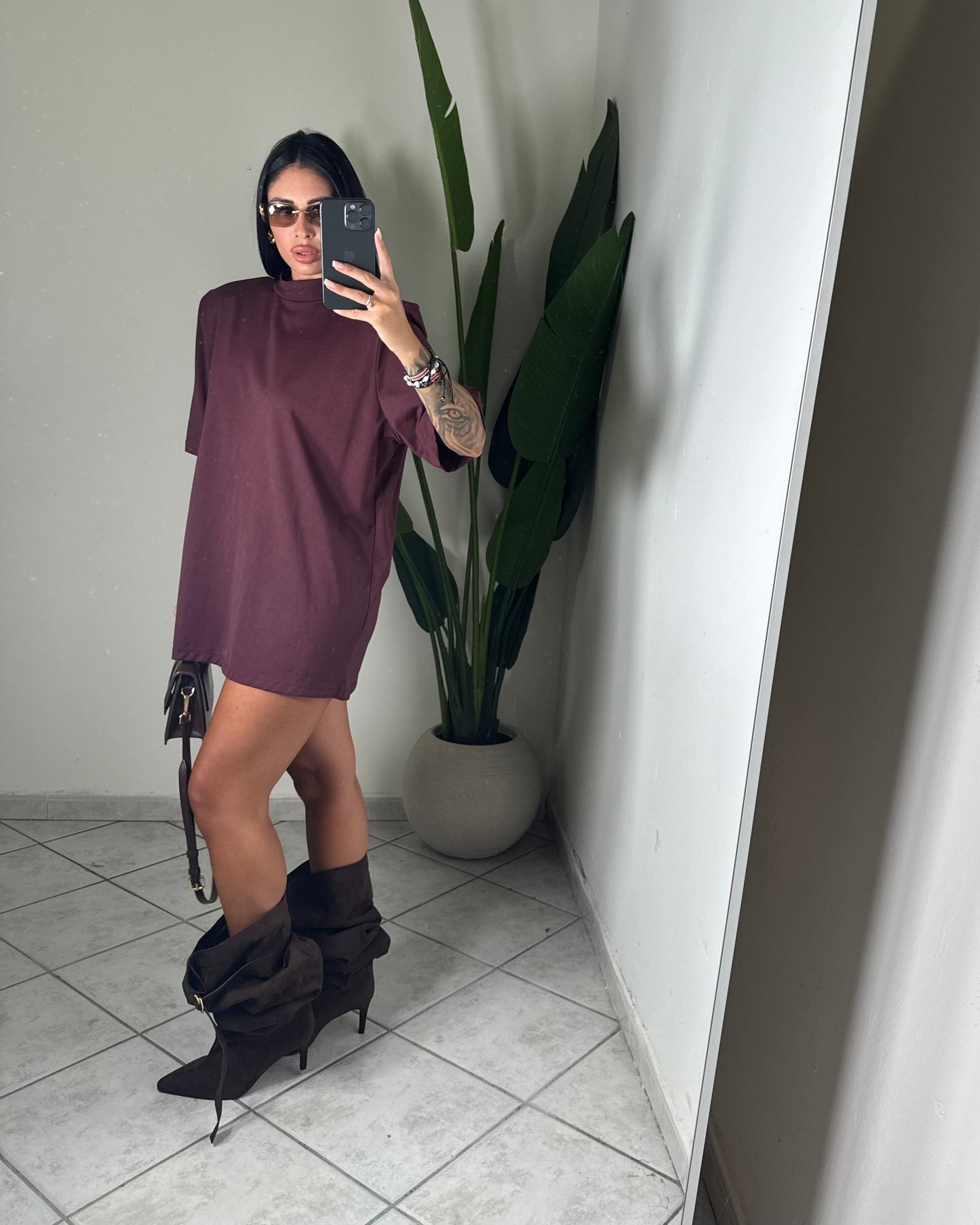 Maxi t-shirt just west mezza manica ✨