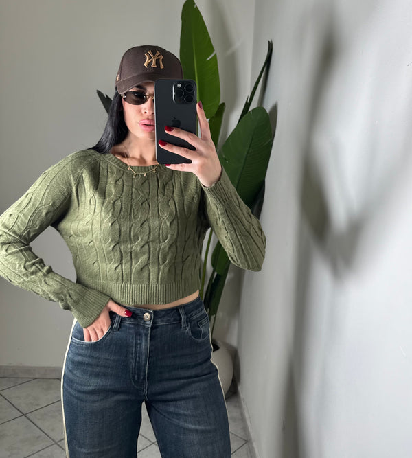 Maglioncino treccia✨